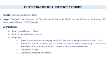 Enfermedad celiaca: presente y futuro
